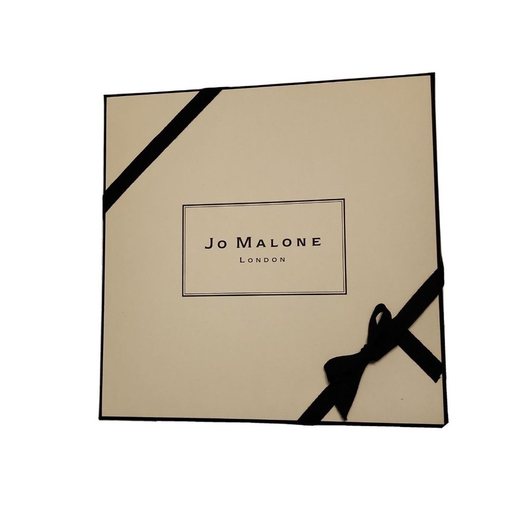 Jo Malone London Empty Gift Box~ Large Size 8x8x3.5~ With Ribbon And Tissue